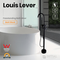 Bathroom Louis Lever Series Freestanding Bath Mixer With Hand held Shower Matt Black ,