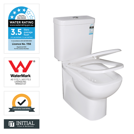 Cameo Closed Couple Toilet Suite Ceramic White 655X385X805 ,