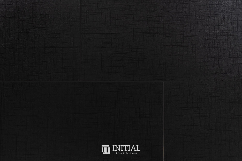 Bathroom Tile Style Black Lappato 300X600 ,