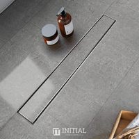 Bathroom Slimline Tile Insert Floor Waste Silver 1100~5600mm ,