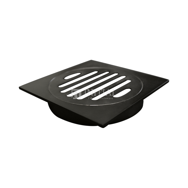 Bathroom Square Floor Waste Matt Black ,