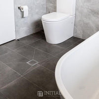 Bathroom Slim Smart Square Tile Insert Floor Waste Chrome ,