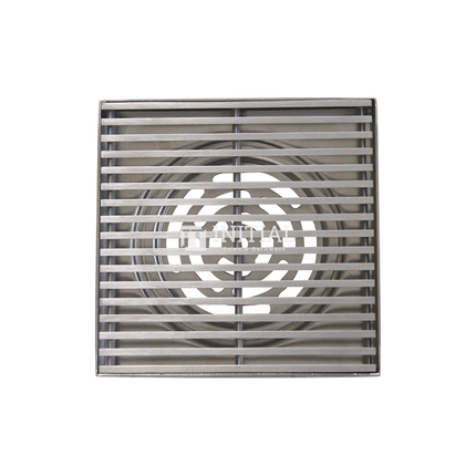 Bathroom Channel Wedge Square Floor Waste Chrome ,