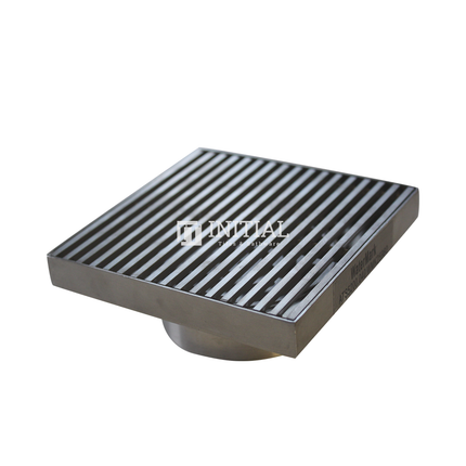 Bathroom Channel Wedge Square Floor Waste Chrome ,