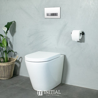 Geberit Sigma Toilet 50 Rectangle Glass Dual Flush Push Buttons ,