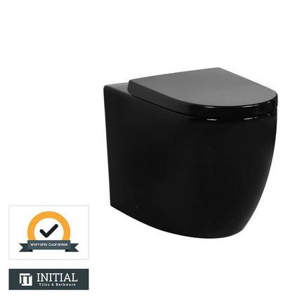 Vegas Tornado Wall Faced Floor Pan Ceramic Black 590X360X410 ,