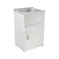 Freestanding Stainless Steel Laundry Tub 35L 455X555X925 ,