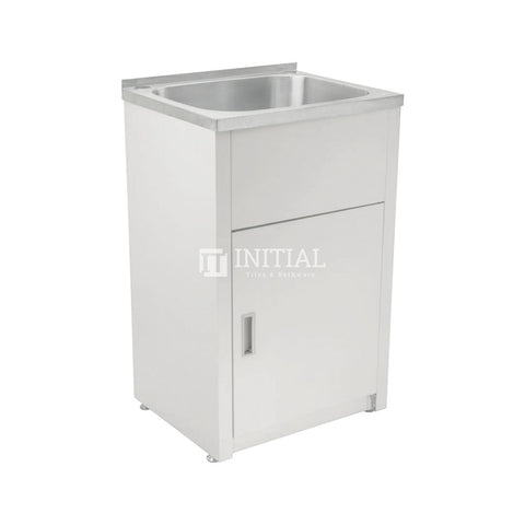 Freestanding Stainless Steel Laundry Tub 45L 600X500X925 ,