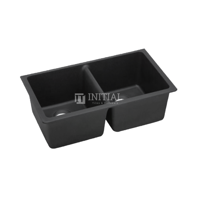 Granite Quartz Stone Kitchen & Laundry Sink Black 838X476X241 ,