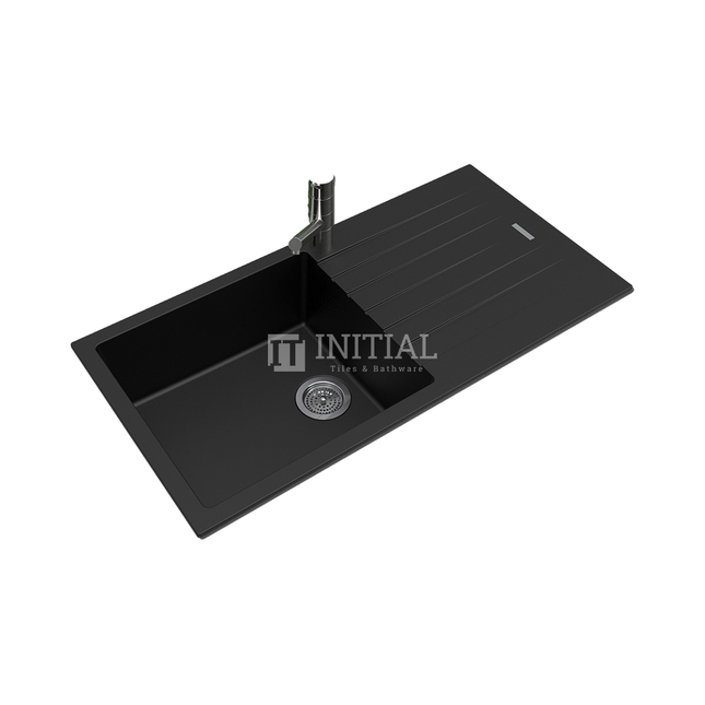 Granite Quartz Stone Kitchen & Laundry Sink Black 1000X500X200 ,