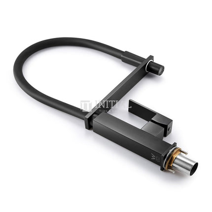 Kitchen Square Matt Black 360° Swivel Sink Mixer ,