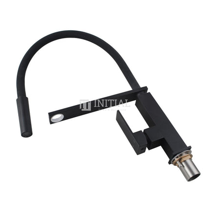 Kitchen Square Matt Black 360° Swivel Sink Mixer ,