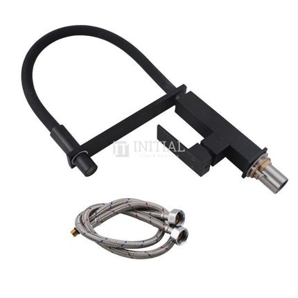 Kitchen Square Matt Black 360° Swivel Sink Mixer ,