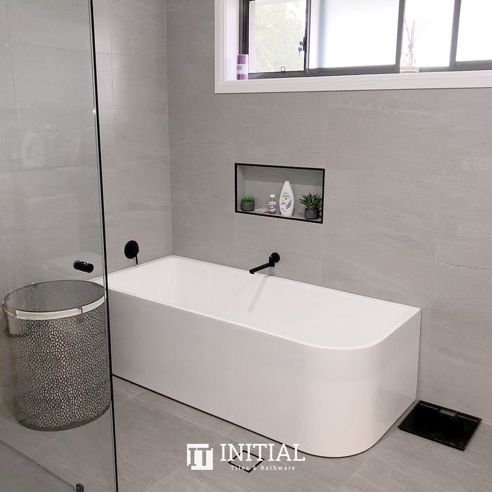 Bathroom Gloss White Corner Bathtub with No Overflow 1500X730X510 ,