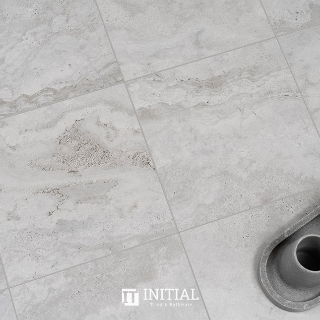 Travertine Look Tile Travertine Grey Matt 300X300 ,