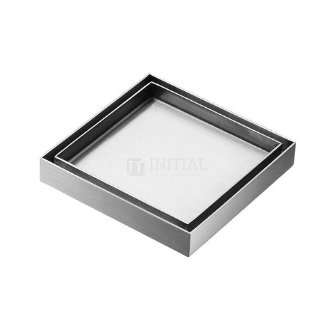 Bathroom S/S Smart Square Tile Insert Floor Waste Chrome