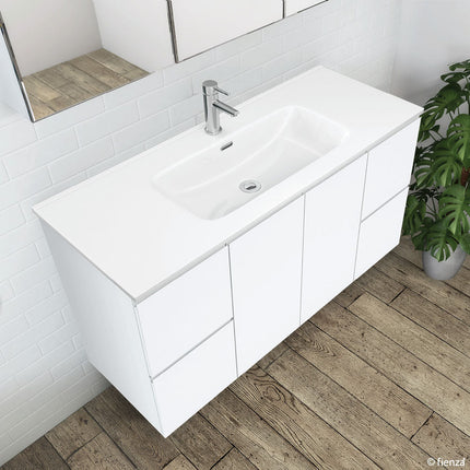 Fienza Joli Ceramic Gloss White Basin Top, 1200mm ,