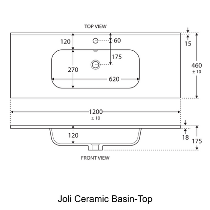 Fienza UniCab Gloss White 1200 Wall Hung Cabinet, Solid Doors ,