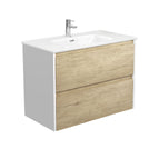 With Moulded Basin-Top - Joli Ceramic / Satin White Panels