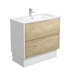 With Moulded Basin-Top - Joli Ceramic / Satin White Panels
