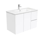 With Moulded Basin-Top - Joli Ceramic / Right Hand Drawer