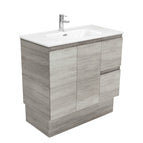 With Moulded Basin-Top - Joli Ceramic / Right Hand Drawer