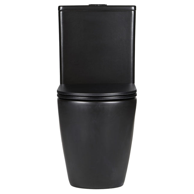 Fienza Koko Back to Wall Toilet Suite, Matte Black ,