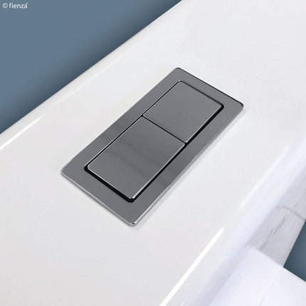 Fienza Empire Back to Wall Toilet Suite, Gloss White, Slim Seat ,