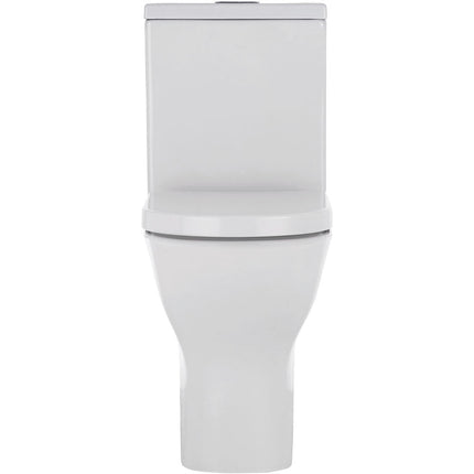 Fienza Delta Back to Wall Toilet Suite, Gloss White ,