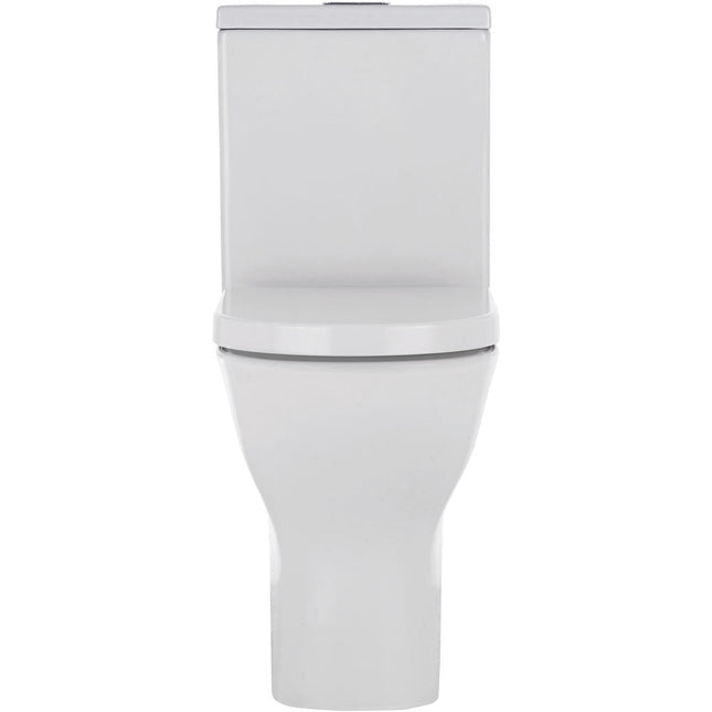 Fienza Delta Back to Wall Toilet Suite, Gloss White ,