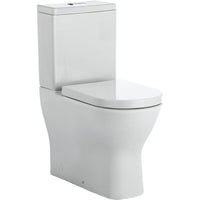 Fienza Delta Back to Wall Toilet Suite, Gloss White ,