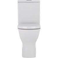 Fienza Delta Back to Wall Toilet Suite, Gloss White ,