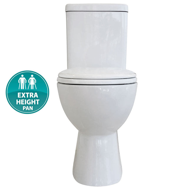 Fienza Stella Close Coupled Toilet Suite, Gloss White, S-Trap ,