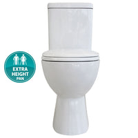 Fienza Stella Close Coupled Toilet Suite, Gloss White, P-Trap ,