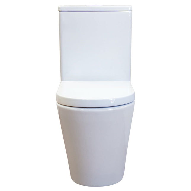 Fienza Isabella Back to Wall Toilet Suite, Gloss White ,