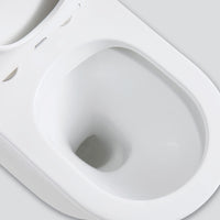 Fienza Isabella Wall Faced Toilet Suite, Gloss White, Slim Seat ,