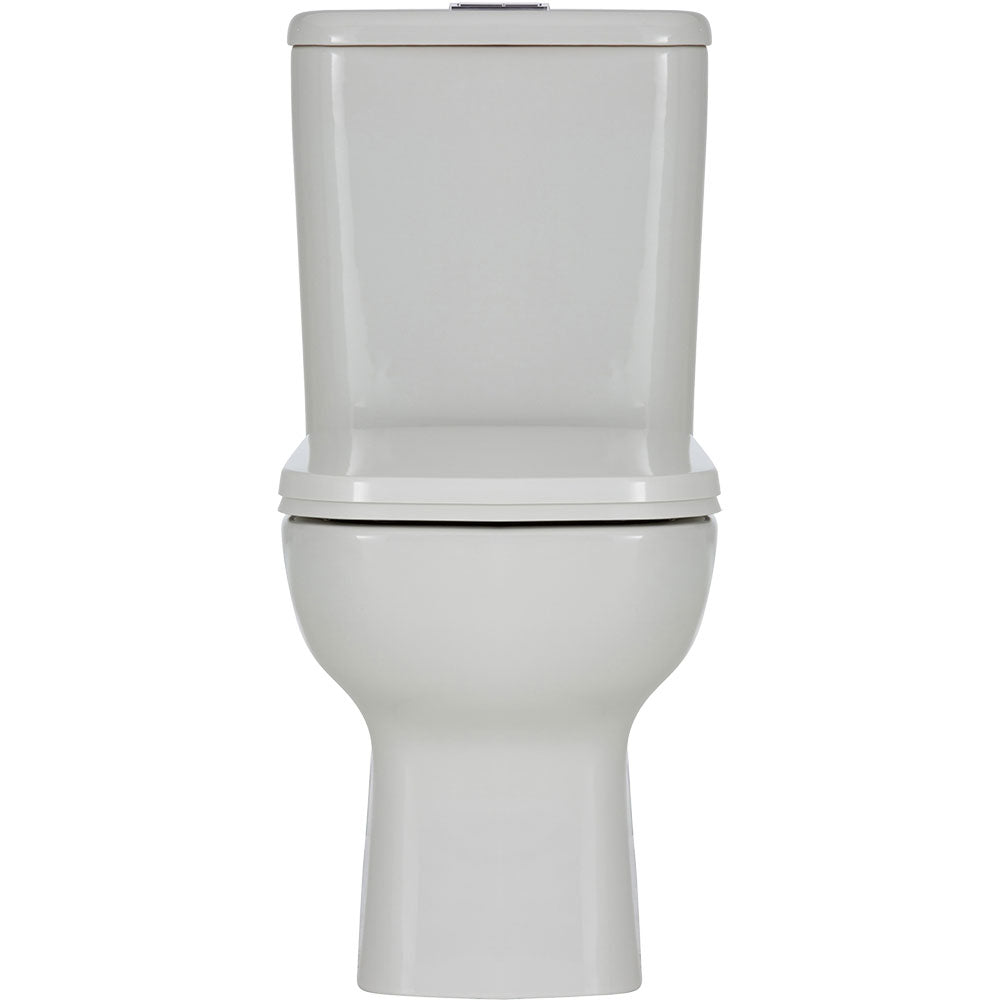 Fienza Maria Back to Wall Toilet Suite, Gloss White ,