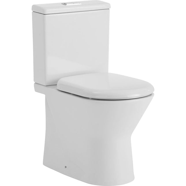 Fienza Escola Back to Wall Toilet Suite, Gloss White ,