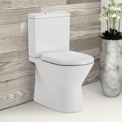 Fienza Escola Back to Wall Toilet Suite, Gloss White ,