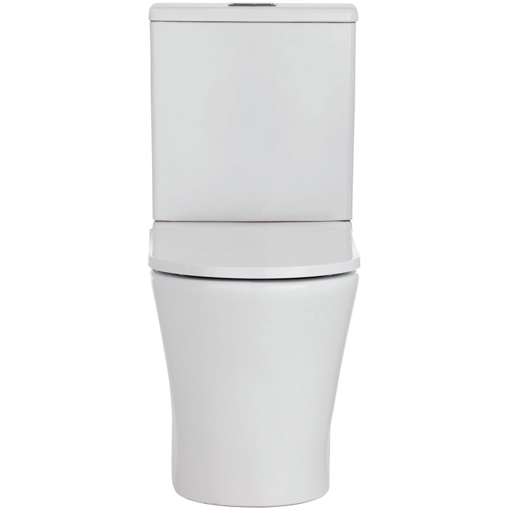 Fienza Luciana Back to Wall Toilet Suite, Gloss White ,