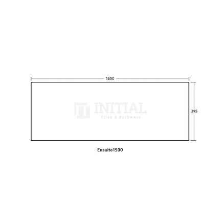 Bellevue Groove 1500 Coastal Oak Woodgrain Wall Hung Slim Vanity ,