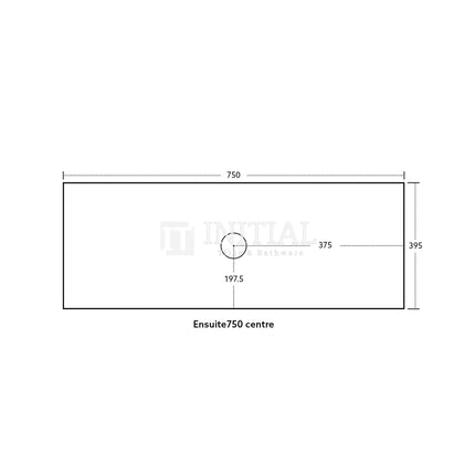 Bellevue Groove 750 Coastal Oak Woodgrain Wall Hung Slim Vanity ,