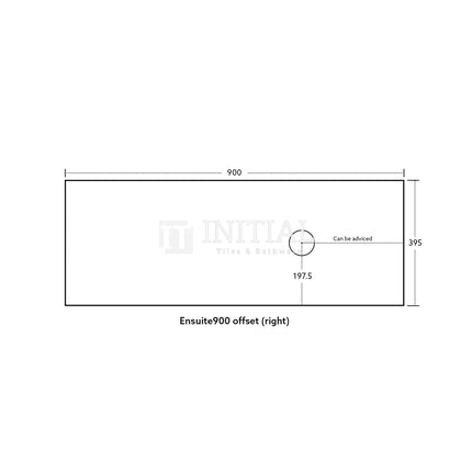 Bellevue Groove 900 Coastal Oak Woodgrain Wall Hung Slim Vanity ,