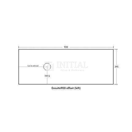 Bellevue Groove 900 Prime Oak Woodgrain Wall Hung Slim Vanity ,