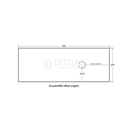 Bellevue Groove 900 Prime Oak Woodgrain Wall Hung Slim Vanity ,