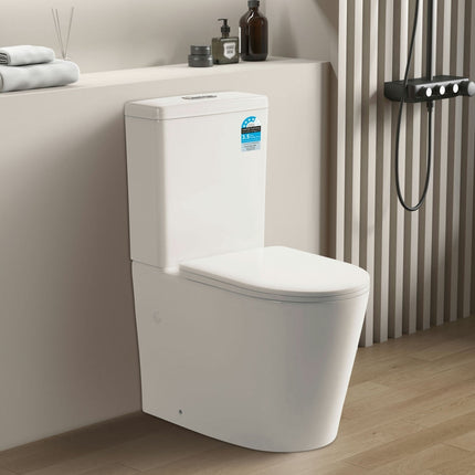 Vevo Tornado Back to Wall Toilet Suite Ceramic White 655X360X865 ,