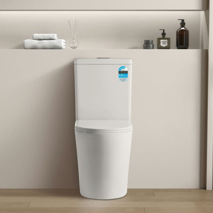 Vevo Tornado Back to Wall Toilet Suite Ceramic White 655X360X865 ,
