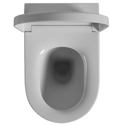 Alice Rimless Wall Faced Floor Pan Ceramic White 575X360X415 ,