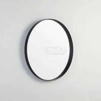 Olivia Matt Black Framed Round Mirror, 3 Sizes ,