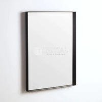 Qubist Matte Black Framed Rectangular Mirror, 5 Sizes ,